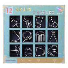 12Pcs/Set Metal Montessori Puzzle - Sticky Balls Boutique