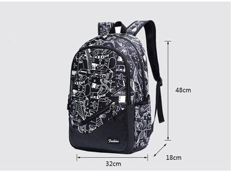 Large-Capacity Children's Printing School Backpack - Sticky Balls Boutique