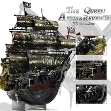 3D DIY Metal Puzzle The Queen Anne's Revenge Model Building Kit - Sticky Balls Boutique Toys And Games Store