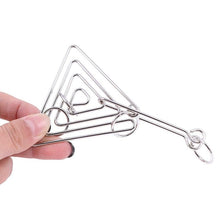 Challenging Triangular Metal Puzzle Ring - Sticky Balls Boutique
