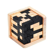Creative 3D Wooden Cube Puzzle - Sticky Balls Boutique