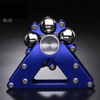 Blue New Gold Antistress Metal Fidget Spinner - Sticky Balls Boutique