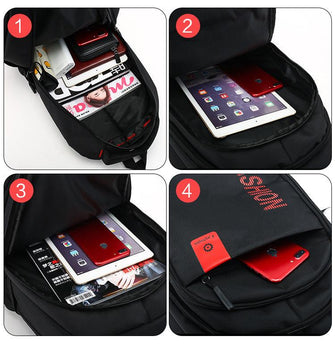 Black And Red Fashion Design High-Quality Teen Backpacks Store In Canada - Sticky Balls Boutique