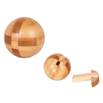 Kong Ming Luban Handmade Wooden Toy - Sticky Balls Boutique