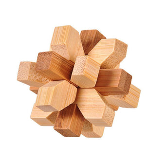 Kong Ming Luban Handmade Wooden Toy - Sticky Balls Boutique