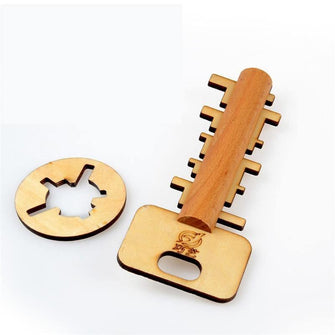 Kong Ming Unlock Wooden Puzzle Toy - Sticky Balls Boutique