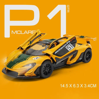 1:32 McLaren P1 GTR Le Mans Alloy Supercar Car - Sticky Balls Boutique