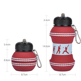 Sports Collapsible Portable Foldable Kids Water Bottle - Sticky Balls Boutique
