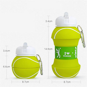 Sports Collapsible Portable Foldable Kids Water Bottle - Sticky Balls Boutique